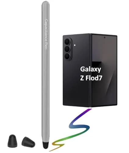 YJSK Stylus Pen Compatible with Galaxy Z Fold 7 | Double Screen Support, Gray thumbnail 1