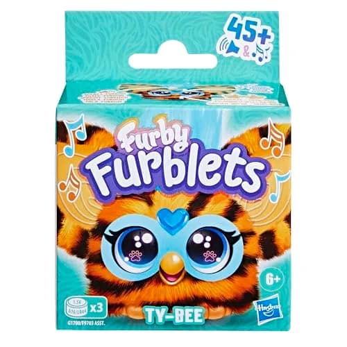 Furby Furblets Ty-Bee Mini Friend | Electronic Plush Toy for Kids 6+ thumbnail 2