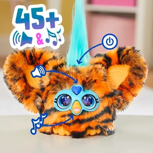 Furby Furblets Ty-Bee Mini Friend | Electronic Plush Toy for Kids 6+ thumbnail 3