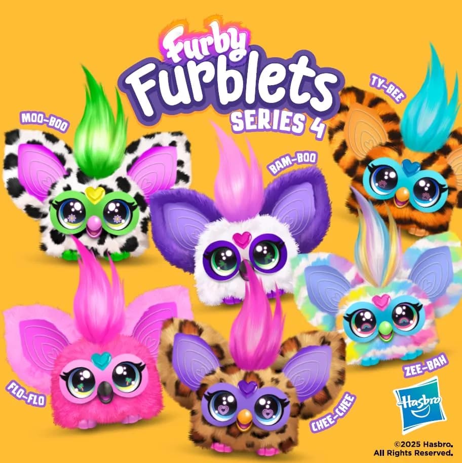Furby Furblets Bam-Boo Mini Friend Electronic Plush Toy | Authentic USA Import for Kids, Speaks Furbish & Music - view 5