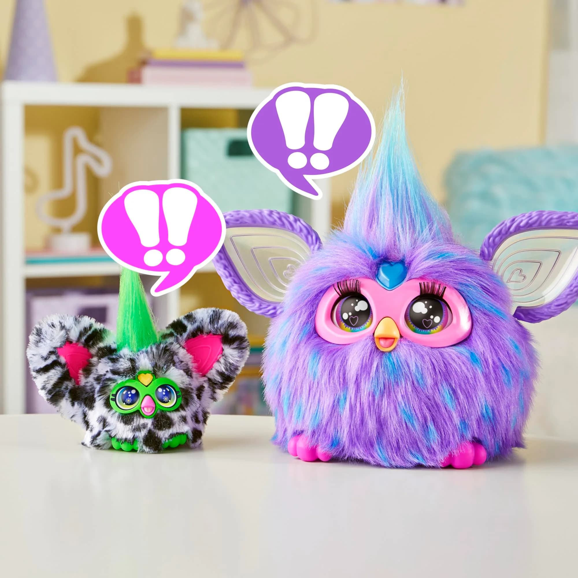 Furby Furblets Moo-Boo Mini Friend Electronic Plush Toy (Black & White) | ASTM-Tested Non-Toxic Toy - view 6