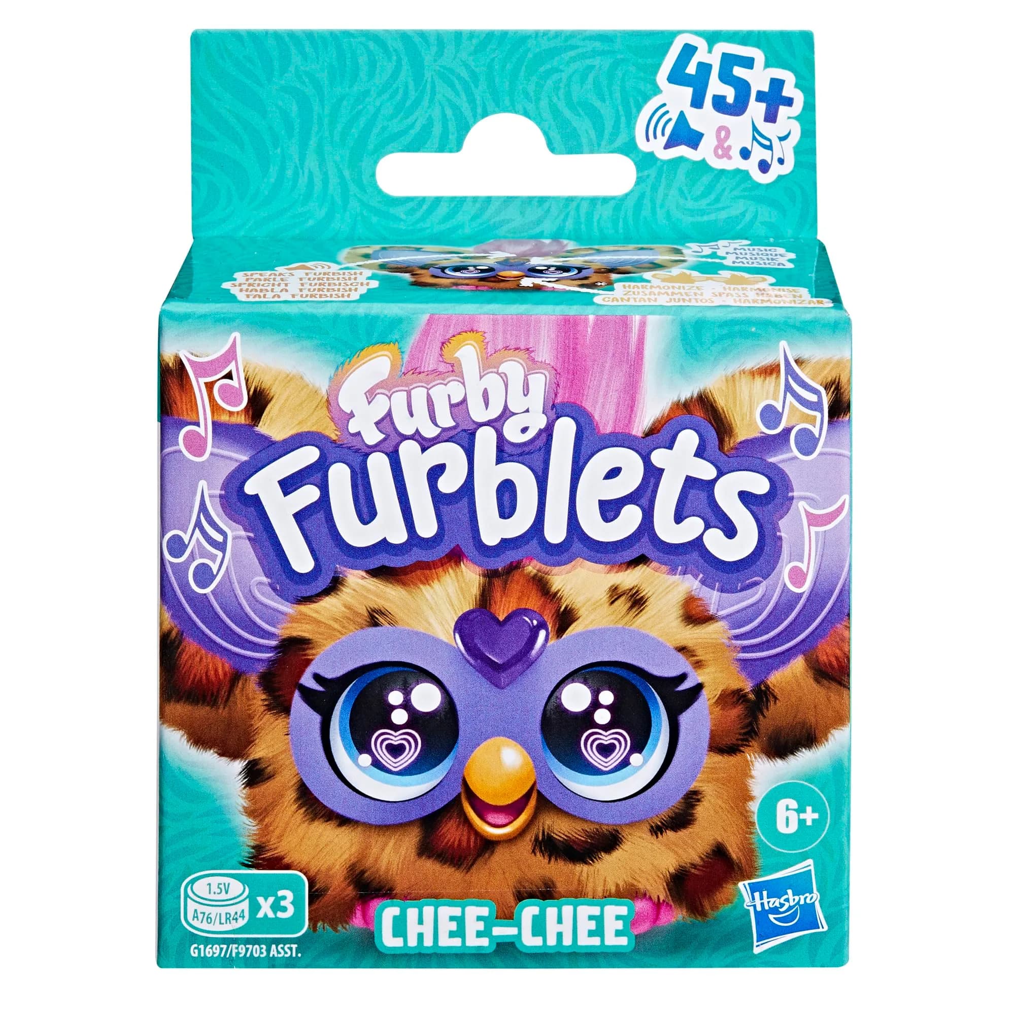 Furby Furblets Chee-chee Mini Friend Electronic Plush Toy | Authentic USA Import for Kids, Speaks Furbish & Music - view 2