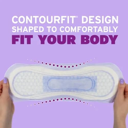 Poise Incontinence Pads for Women, Ultimate Absorbency, Long Length, 42 ct | 12 Hours Protection thumbnail 5