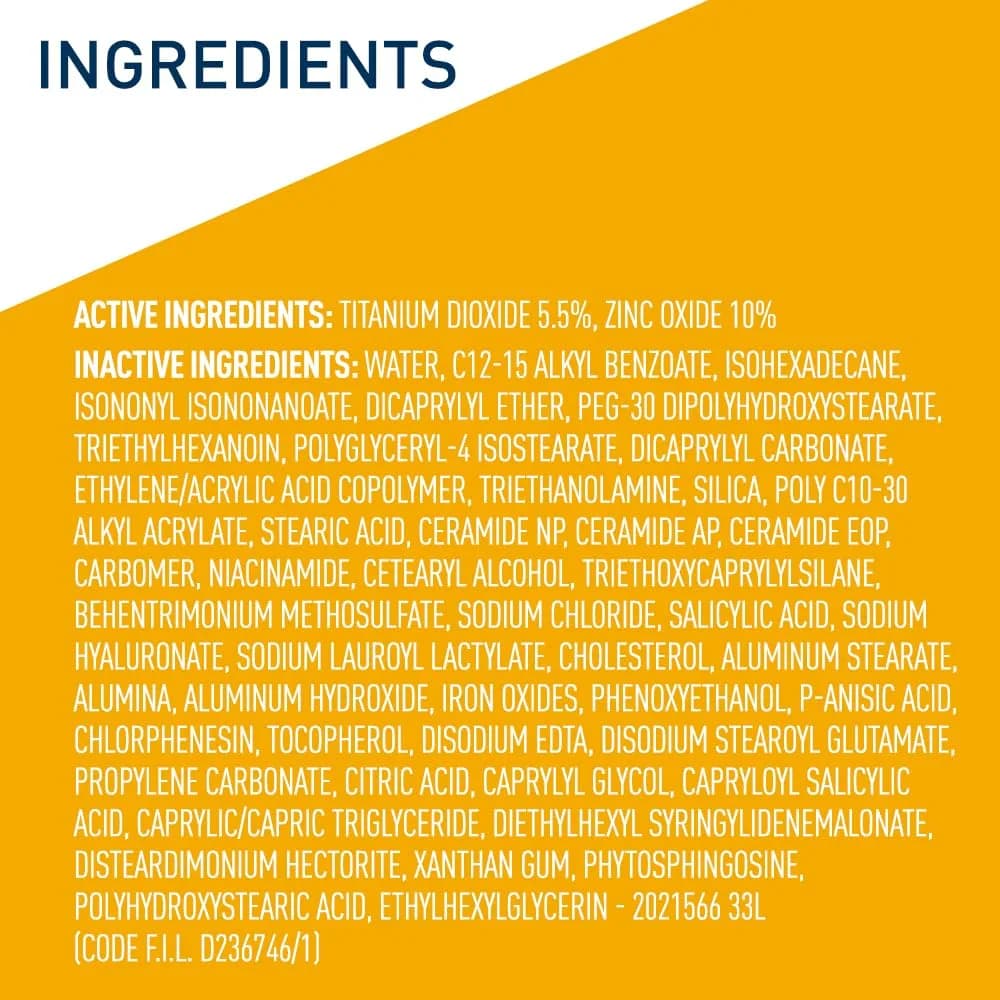 CeraVe Hydrating Mineral Sunscreen SPF 30 Sheer Tint Deep 48g (1.7 Oz) | Tinted Sunscreen for Healthy Glow - view 8