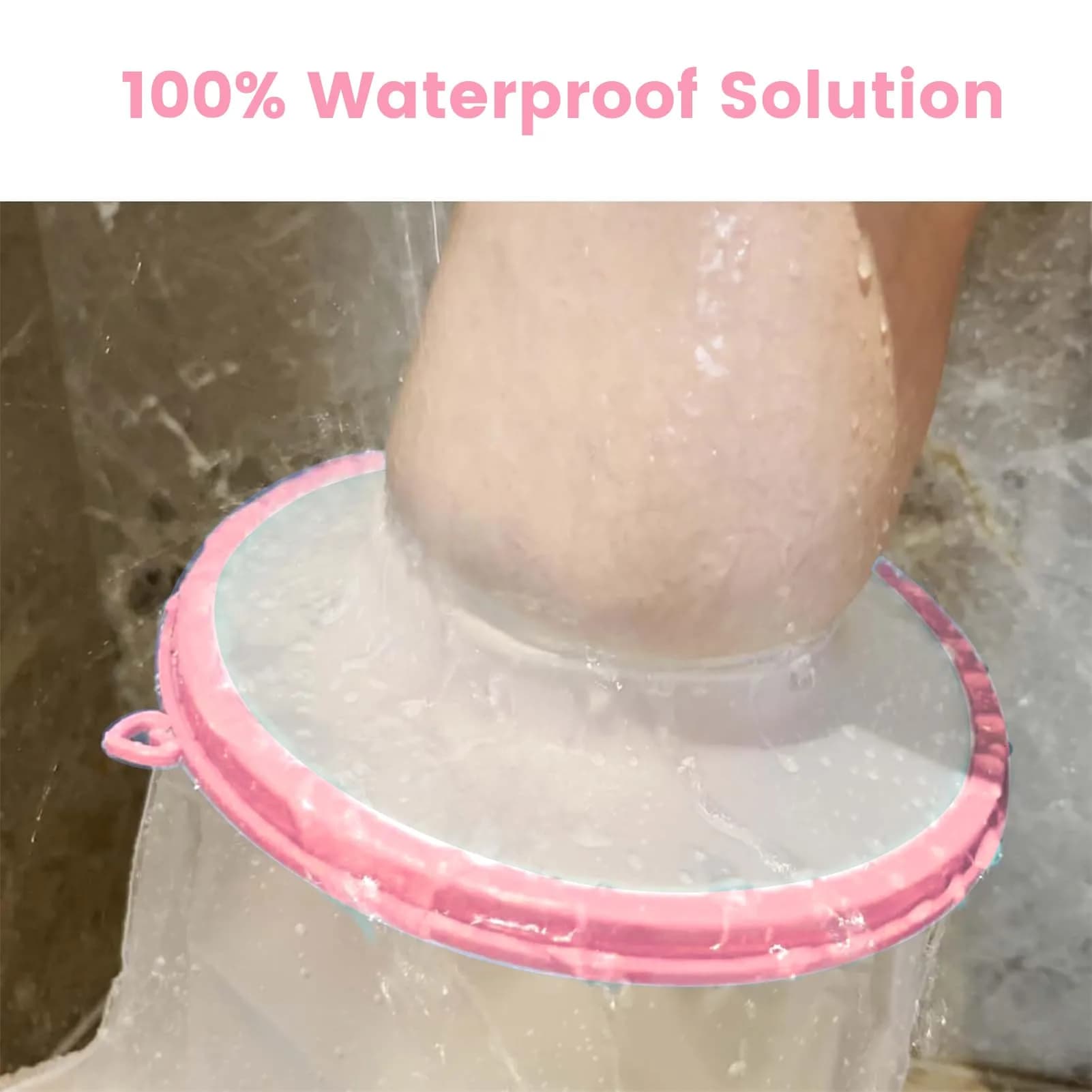 CIVJET Waterproof Cast Cover for Shower Leg - Short Leg Foot & Ankle Protector Boot | FDA Approved Medical Grade - view 2