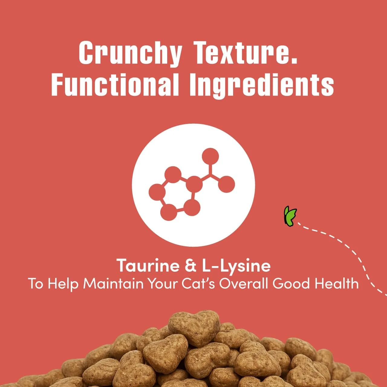 Get Naked Cat Calming Treats Salmon & Cheese Flavor, Crunchy, Calming Health, 6 oz (170 g) Bag | Functional Ingredients for Cat Anxiety Relief - view 3