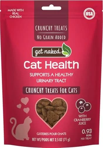 Get Naked Urinary Cat Health Treats with Cranberry & Real Chicken 6oz (170g) | Grain-Free Dental Care for UT Support thumbnail 1