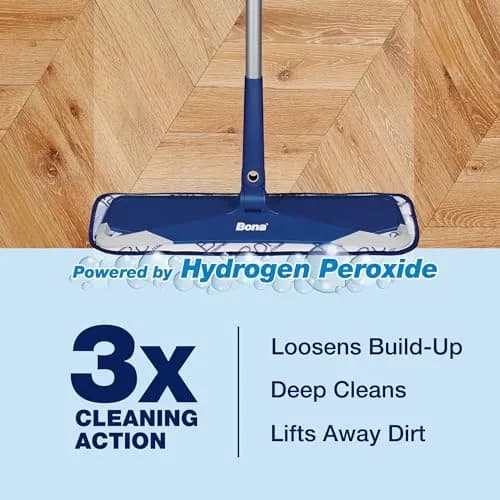 Bona PowerPlus Hardwood Floor Deep Cleaner Spray 64 fl oz (1.89 L) | Oxygenated Formula for Residue-Free Cleaning thumbnail 2