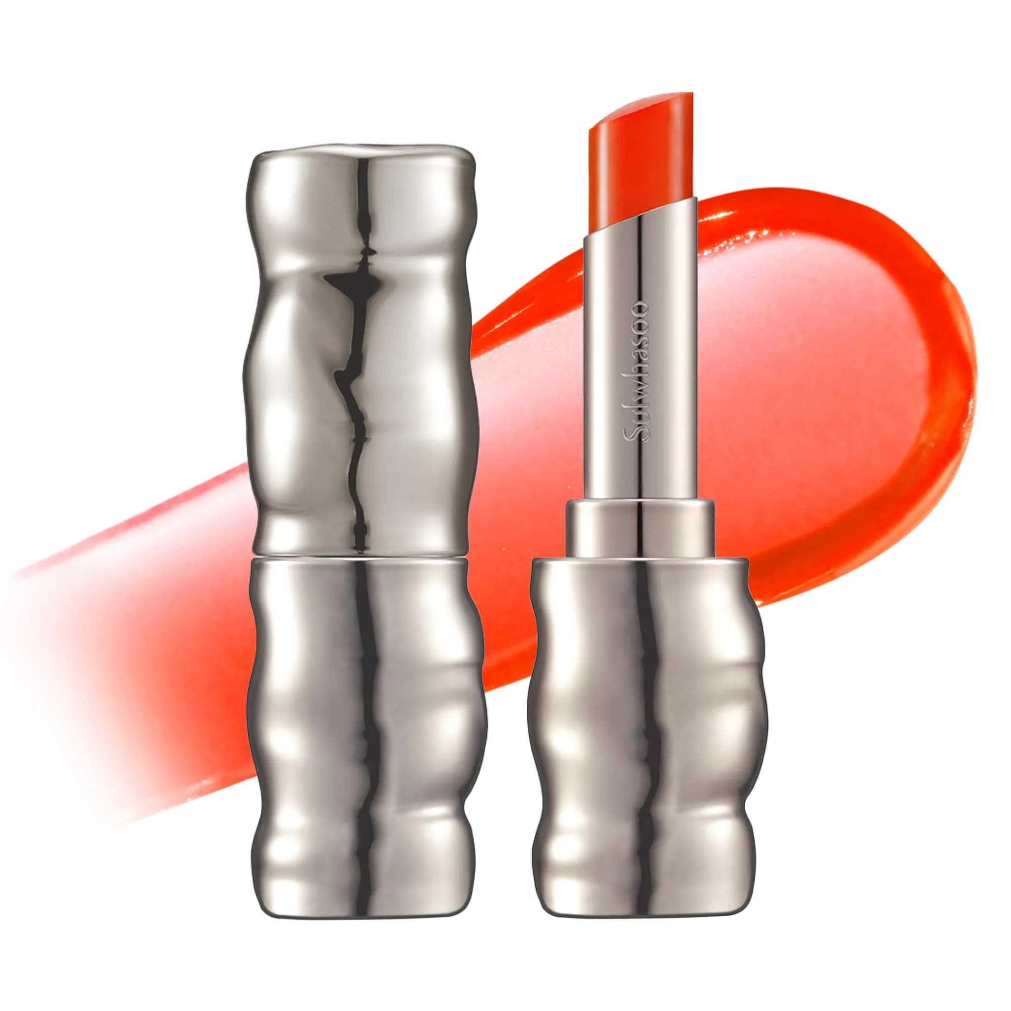 Sulwhasoo Perfecting Lip Color Amber | Nourishing Korean Tinted Lip Balm, 3 Count, Hydrating & Buildable (enriched with Ginseng, Jojoba, Glycerin) — Amber