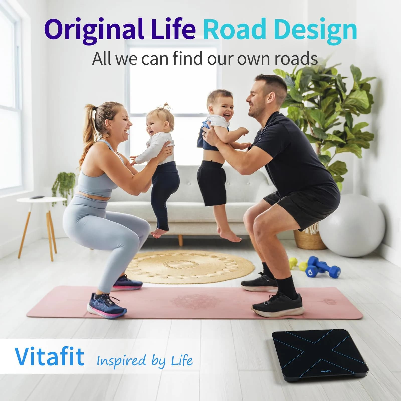 Vitafit Digital Body Weight Scale 182kg (400lb) | FDA Approved, Medical Grade Accuracy - view 2