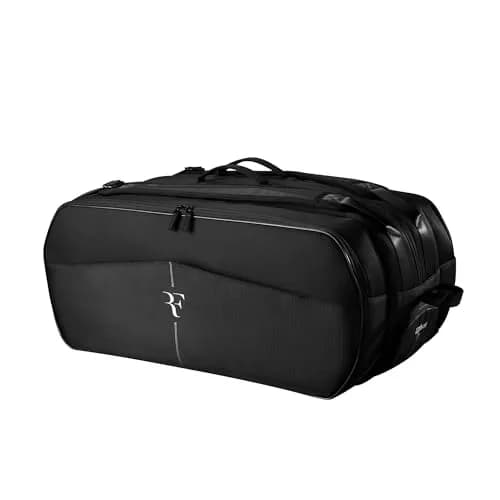 Wilson RF Tournament Tennis Racket Bag Holds 15 Rackets | Premium Swiss Alps-Inspired Design thumbnail 1