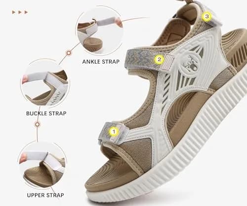 KuaiLu Womens Orthopedic Walking Sandals Comfortable Arch Support Outdoor | Sport Recovery thumbnail 5