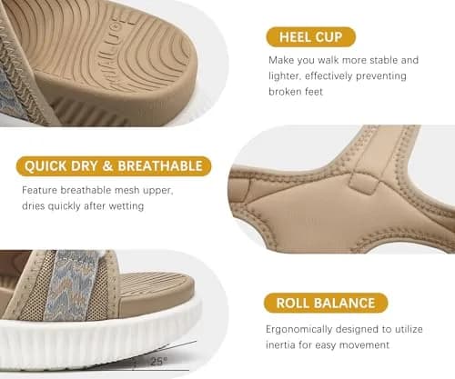 KuaiLu Womens Orthopedic Walking Sandals Comfortable Arch Support Outdoor | Sport Recovery thumbnail 6
