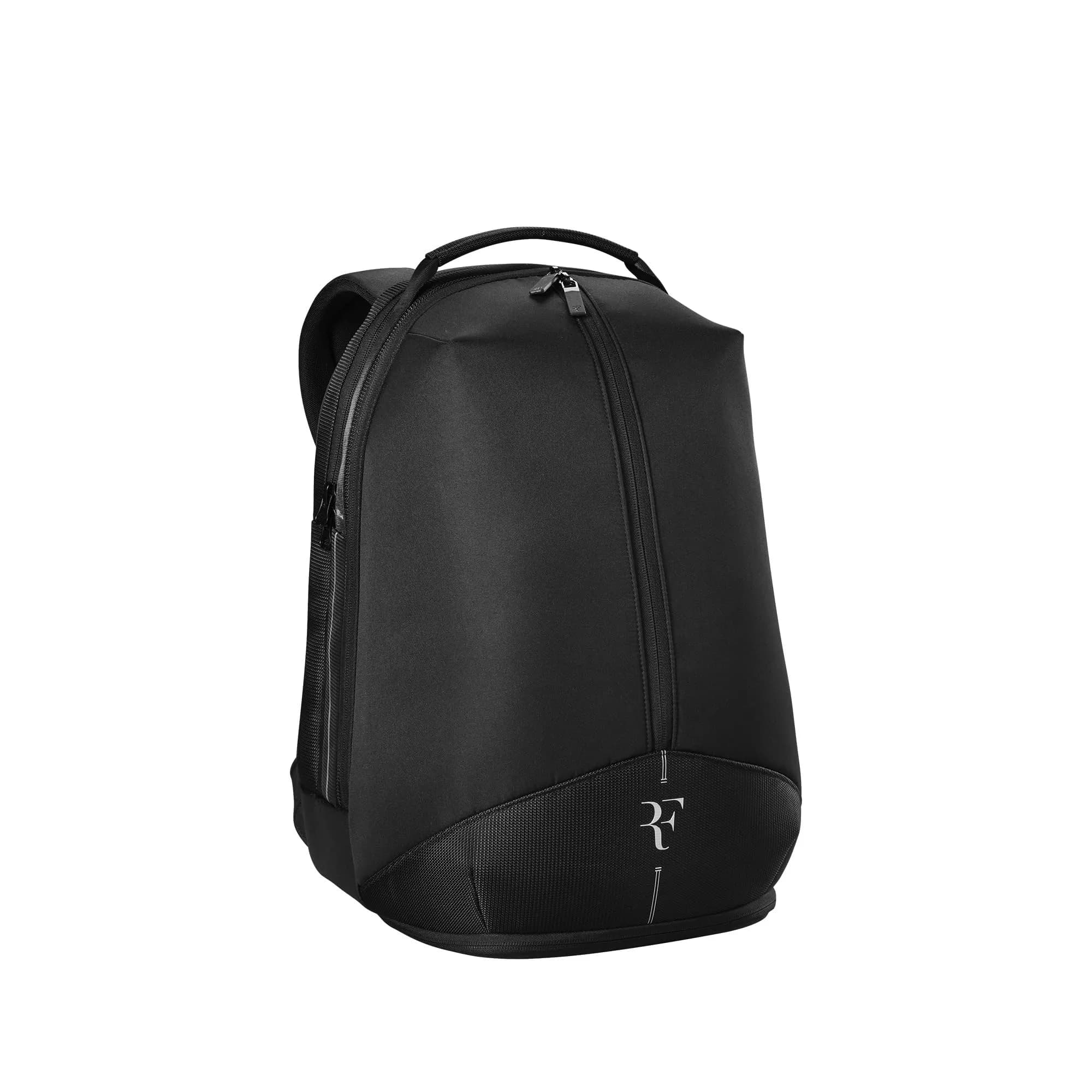 Wilson RF Tennis Backpack Holds 2 Rackets Black | Swiss Alps-Inspired Design, Cushioned Back, Luggage Strap thumbnail 1