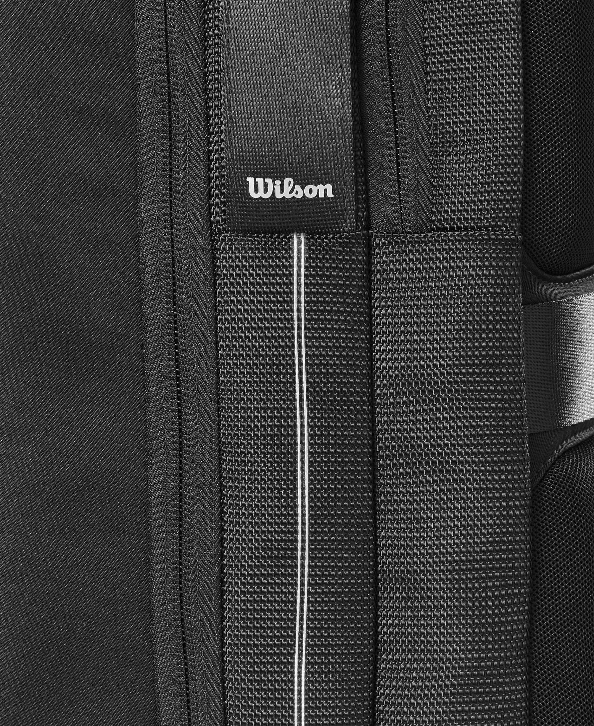 Wilson RF Tennis Backpack Holds 2 Rackets Black | Swiss Alps-Inspired Design, Cushioned Back, Luggage Strap thumbnail 5