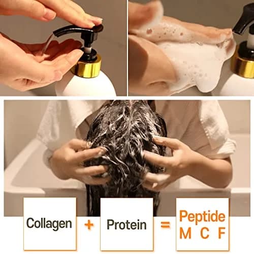 Elizavecca CER-100 Collagen Coating Hair A+ Muscle Shampoo, 16.9 fl oz | Nourishes & Strengthens All Hair Types thumbnail 8