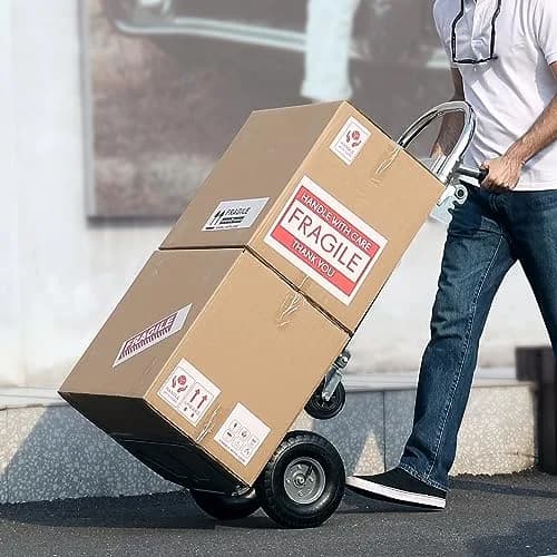 VEVOR Aluminum Truck 2 in 1 | Heavy Duty Industrial Folding Hand Truck & Dolly, 800 lbs Load thumbnail 8