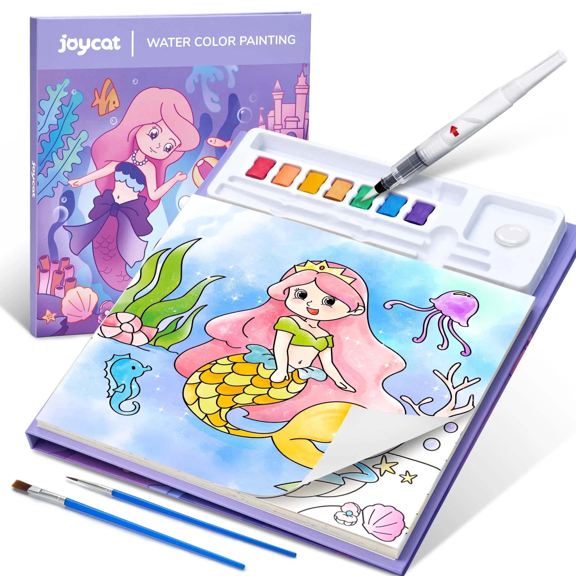 JoyCat Paint with Water Coloring Book for Toddlers | Underwater World Theme - main product image