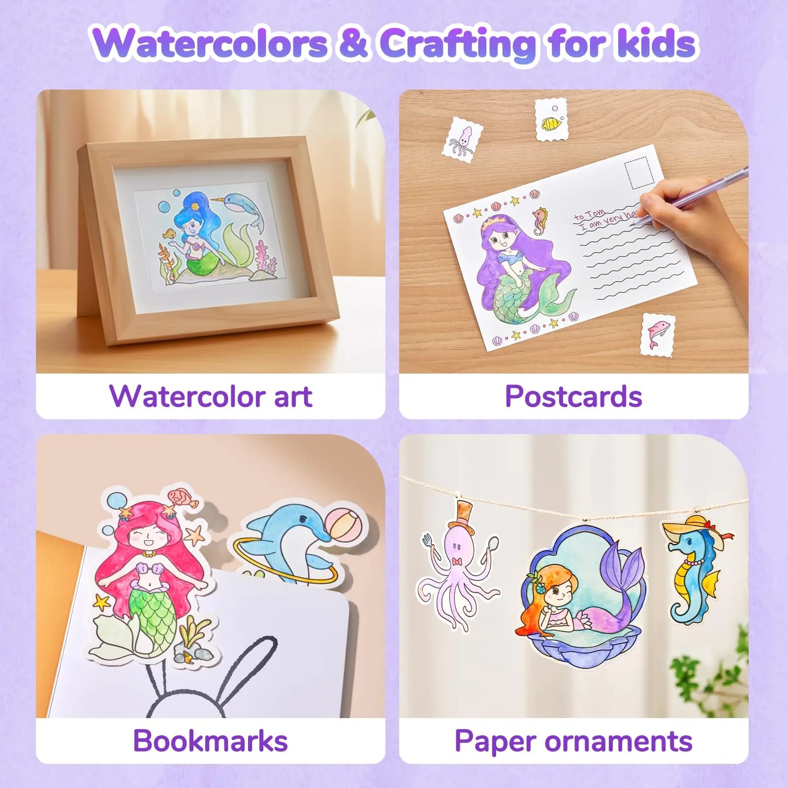 JoyCat Paint with Water Coloring Book for Toddlers | Underwater World Theme - view 3