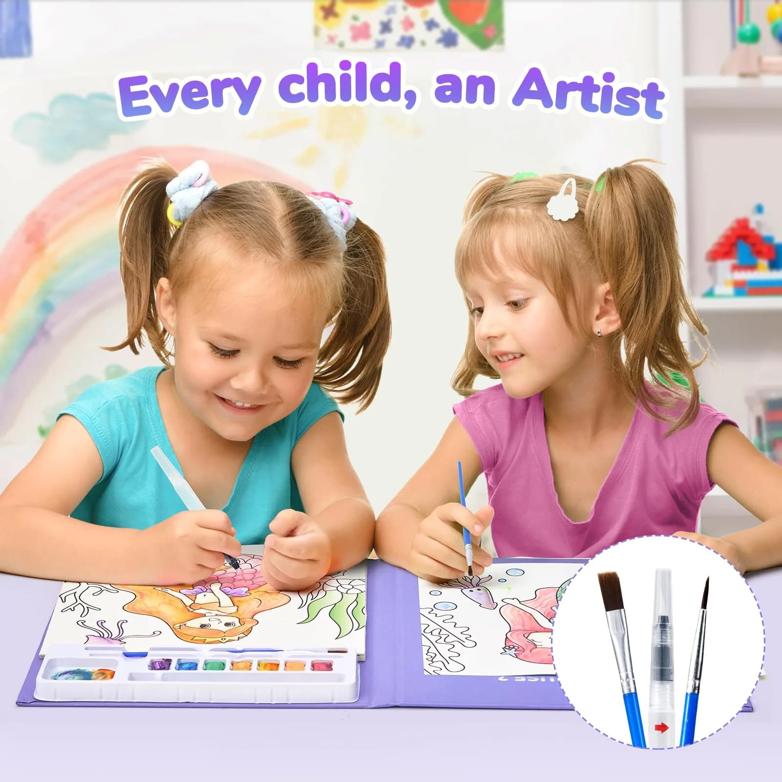 JoyCat Paint with Water Coloring Book for Toddlers | Underwater World Theme - view 5