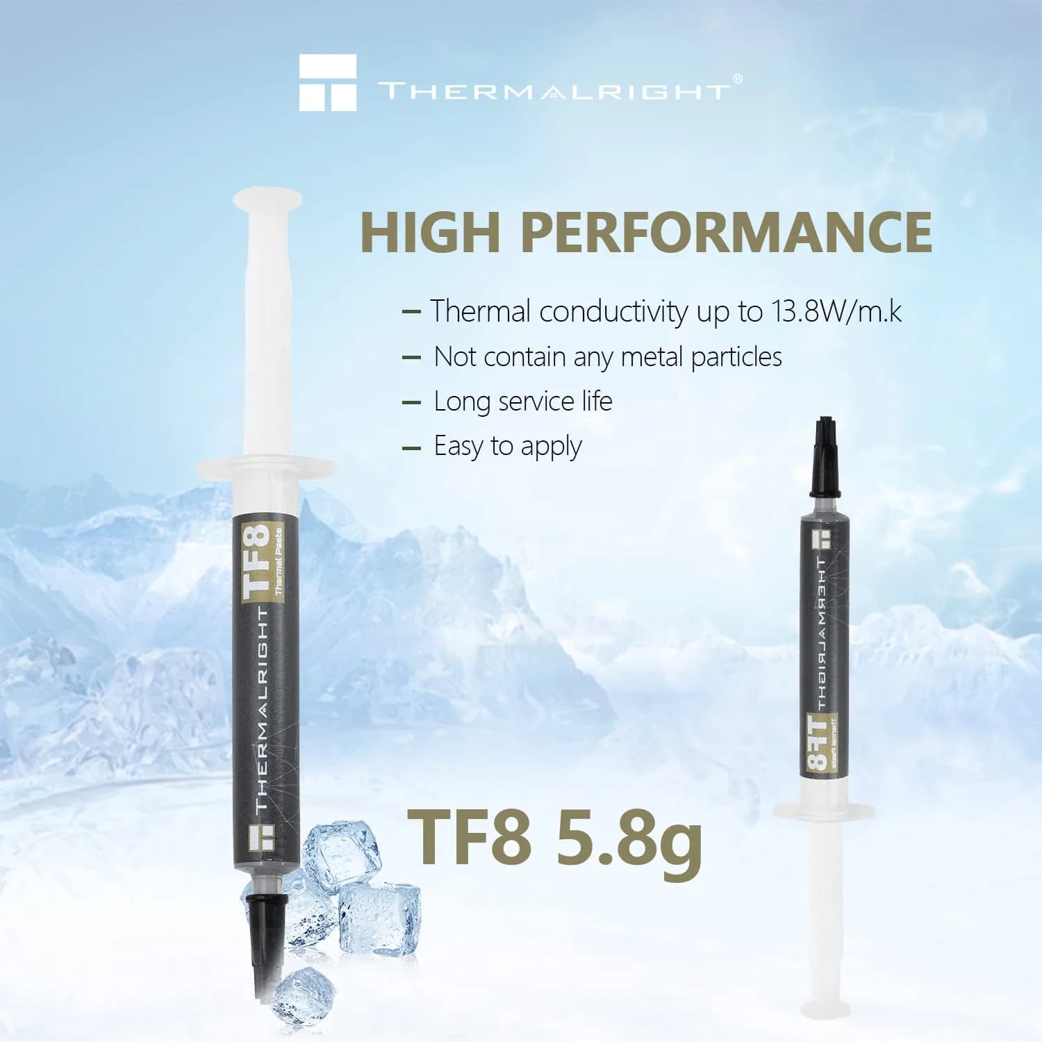 Thermalright TF8 5.8g Thermal Paste | 13.8W/m.k High Conductivity