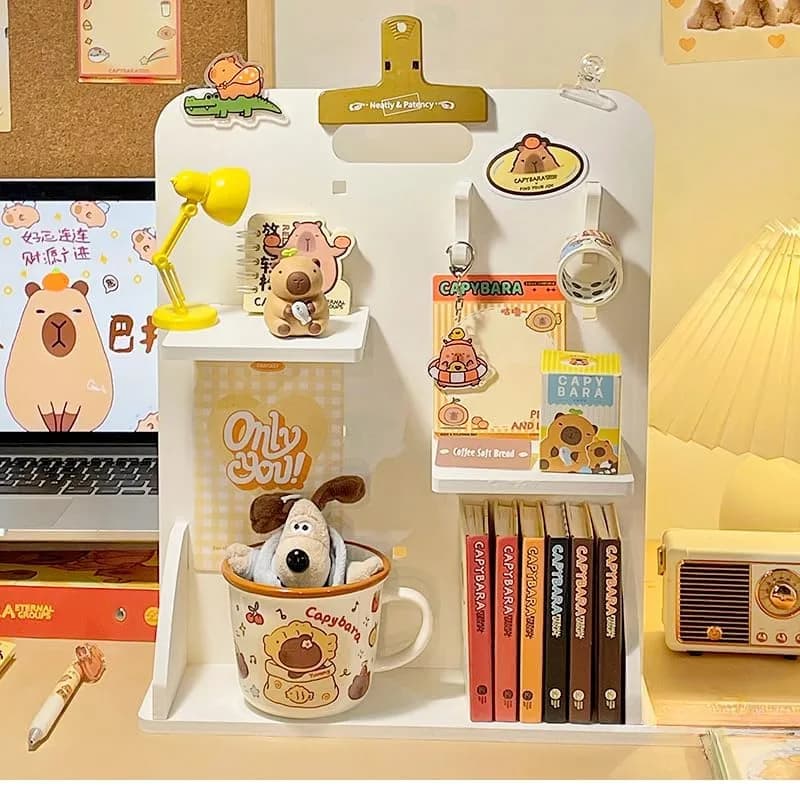 irLocy White Caddy Large | Kpop Desk Organizer with Drawers for Dorm & Office thumbnail 8