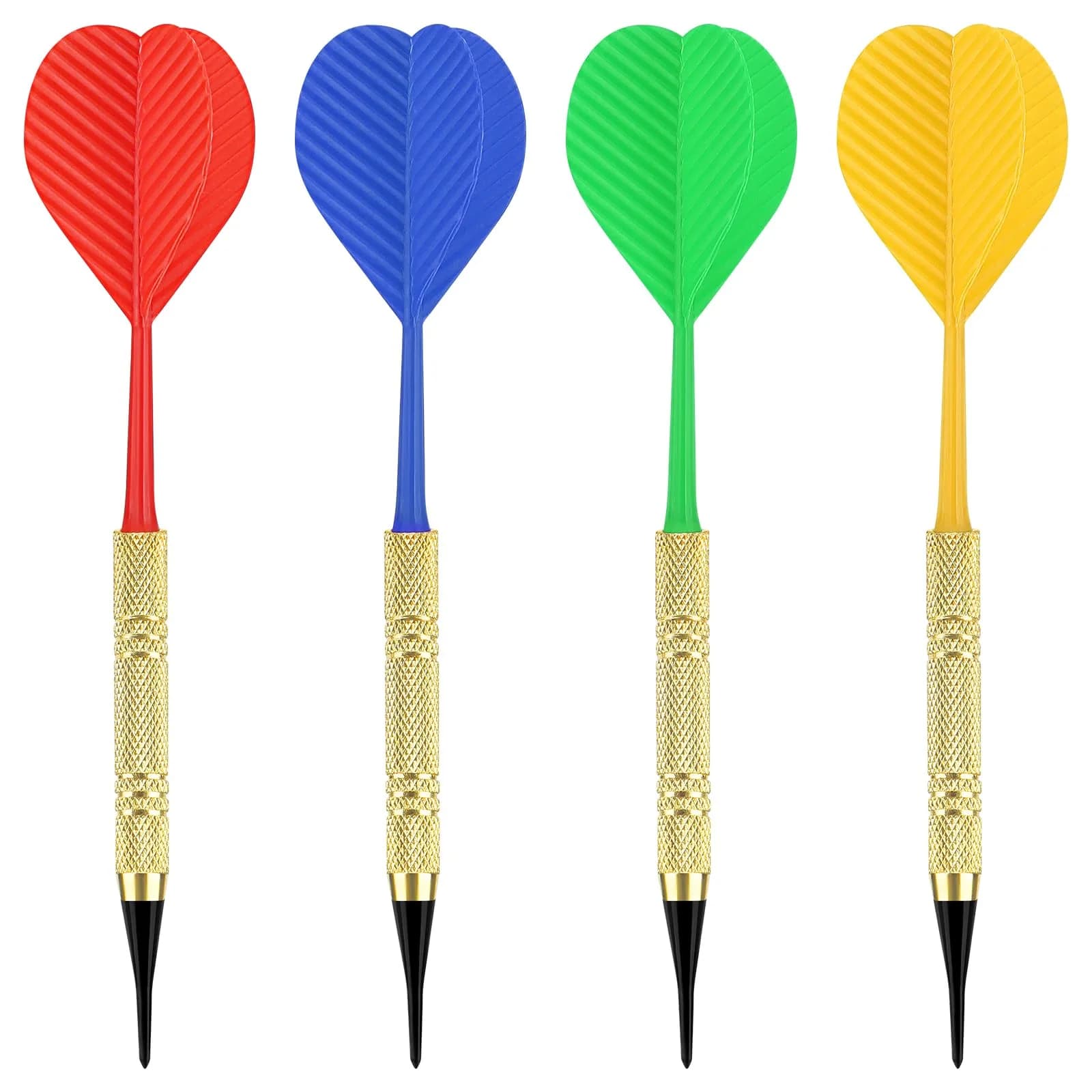 Accmor 20 Pack Gold Soft Tip Darts Set with 100 Extra Tips - view 2