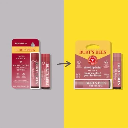 Burt's Bees Tinted Lip Balm Red Dahlia 0.15oz | Natural, Hydrating, Semi-Glossy Finish thumbnail 5