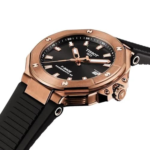 Tissot T-Race Swiss Powermatic 80 Men’s Watch 41mm | Black Dial, Water-Resistant thumbnail 3