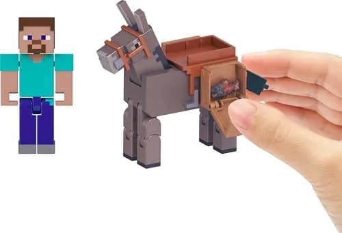 Mattel Minecraft Action Figures & Accessories 2-Pack | 3.25-inch Scale, Collectible Toy Set for Kids 6+ thumbnail 2