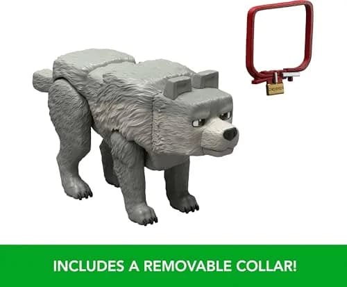 Mattel Minecraft Dennis The Wolf Action Figure 8.25 cm (3.25 inches) | Posable Collectible Toy thumbnail 5