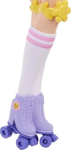 Barbie Dream Besties Skate Party Renee Doll & Accessories | 5-inch, Posable, Multicolor thumbnail 5