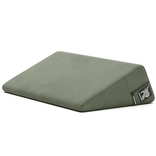 Liberator Wedge Intimate Sex Positioning Pillow - Décor Velvet, Green | Support for Deeper Penetration & Comfort thumbnail 7