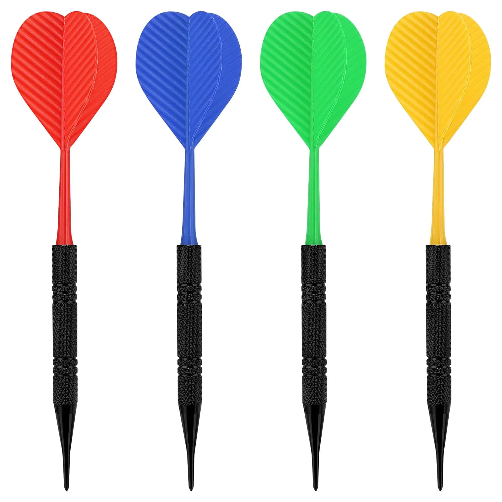 Accmor 20 Pack Black Soft Tip Darts with 100 Extra Tips | 14.8cm (5.8 inch) - view 2