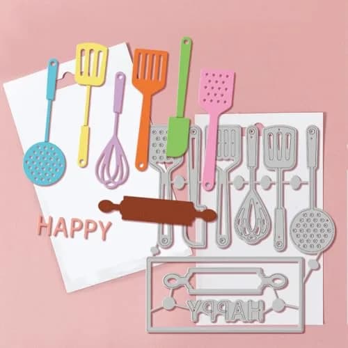 GLOBLELAND 3D Apron Snack Bag Cutting Dies for Card Making | Scrapbooking & Paper Crafts thumbnail 3