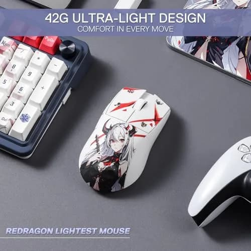 Redragon M916AK Wireless Mouse 42G | 26K DPI Ultra-Light Gaming Mouse for PC thumbnail 4