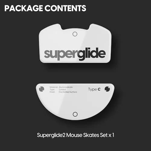Pulsar Gaming Gears Superglide Type-C Skates for Viper v3 Pro, White | Micro-Textured Speed & Glide thumbnail 5