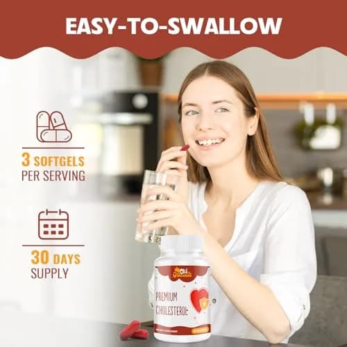ChiQwench Cholesterol Supplements with Plant Sterols 90 Softgels | Support Normal Cholesterol Levels thumbnail 7