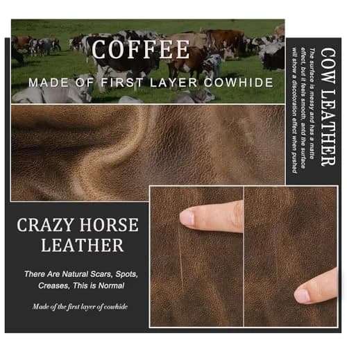CONTACTS Crazy Horse Leather Bifold Wallet for Men | 12 cm (4.72 in) thumbnail 8