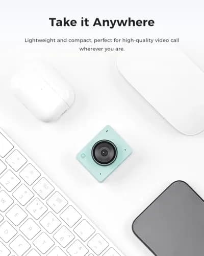 OBSBOT Meet 2-4K Webcam for PC with 1/2" Sensor, AI Framing & Autofocus | Compact 4K Streaming Camera thumbnail 6