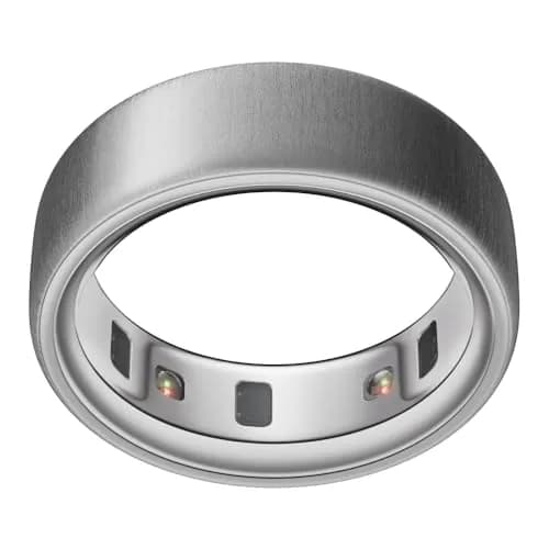 Oura Ring 4 Brushed Silver Size 6 | Smart Ring for Sleep, Activity, Women’s Health, AI Advisor thumbnail 1