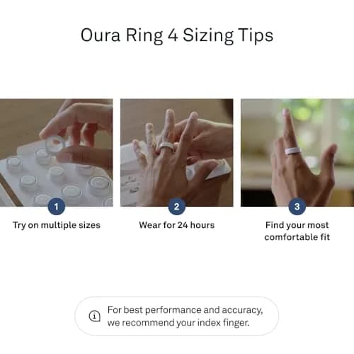 Oura Ring 4 Brushed Silver Size 6 | Smart Ring for Sleep, Activity, Women’s Health, AI Advisor thumbnail 7