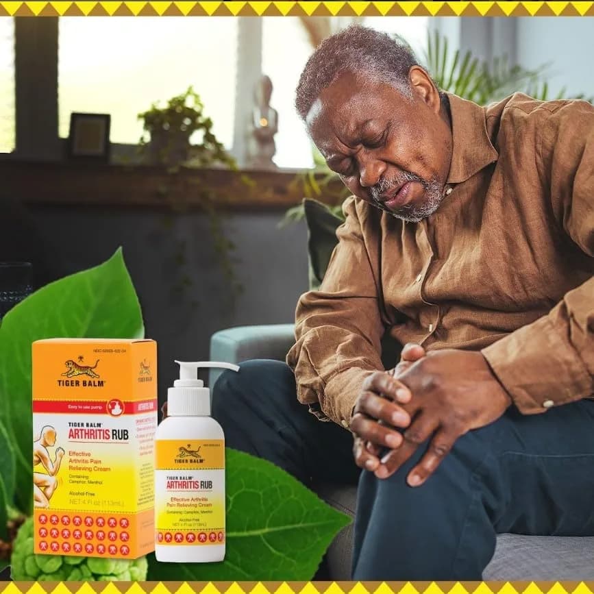 Tiger Balm Arthritis Rub 3-Pack | Fast-Acting Herbal Joint Pain Relief (70-120 chars) thumbnail 4