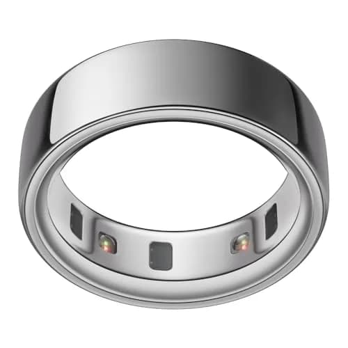 OURA Ring 4 Smart Ring - Silver, Size 10 | Tracks Sleep, Activity, Women's Health, AI Advisor, 5-8 Day Battery thumbnail 1