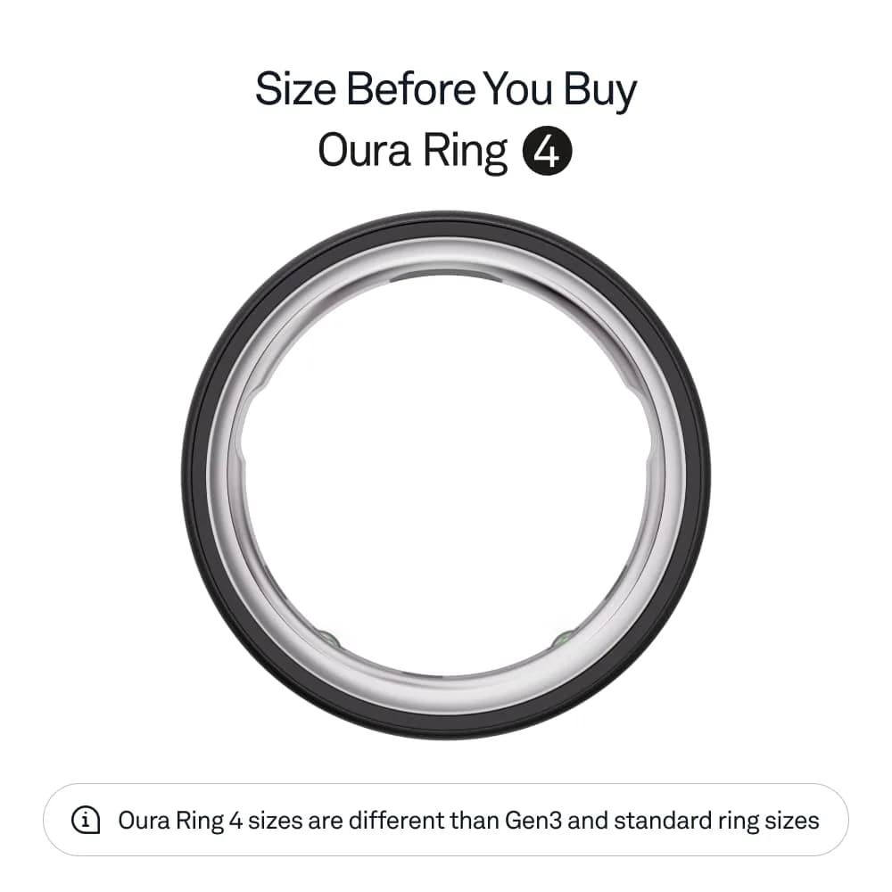 OURA Ring 4 Stealth Size 7 | Smart Ring for Sleep, Activity, Women’s Health, AI Advisor - view 2