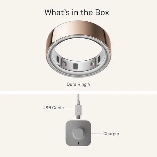 OURA Ring 4 Rose Gold Size 5 | Smart Ring for Sleep, Activity, Women's Health, AI Advisor thumbnail 9