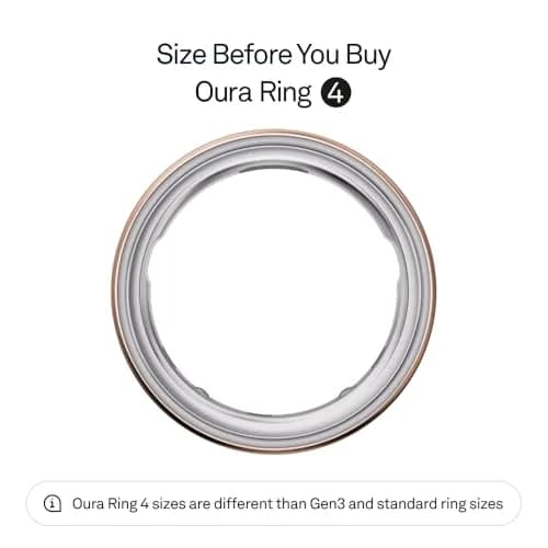 OURA Ring 4 Rose Gold Size 5 | Smart Ring for Sleep, Activity, Women's Health, AI Advisor thumbnail 2