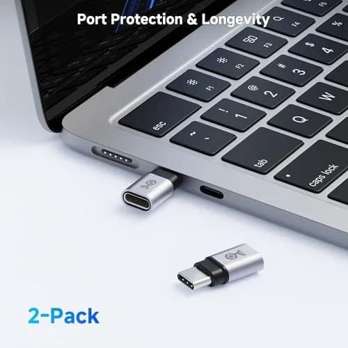 Cable Matters USB C Extender Adapter 2-Pack | 40Gbps Data, 240W PD, Compact Design thumbnail 6