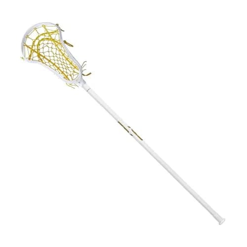 STX Aria Pro™ Women's Complete Lacrosse Stick, White/Yellow | Elite Attack & Defense Ready (70-120 chars) thumbnail 2