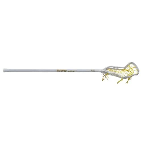 STX Aria Pro™ Women's Complete Lacrosse Stick, White/Yellow | Elite Attack & Defense Ready (70-120 chars) thumbnail 3